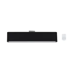 Lámpara de riel LED Paulmann URail, color Ceris, negro, 4000 K, 37 cm