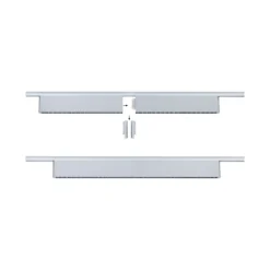 Lámpara de riel LED Paulmann URail Zelos, cromada, 3000 K, 37 cm