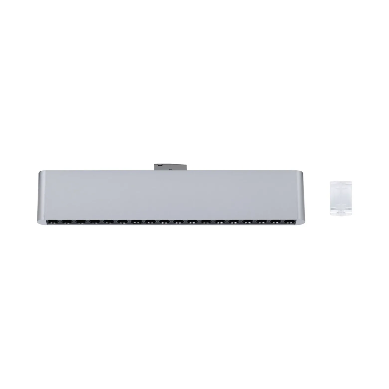 Lámpara de riel LED Paulmann URail Zelos, cromada, 3000 K, 37 cm