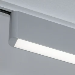 Lámpara de riel LED Paulmann URail Ceris, cromada, 4000 K, 37 cm