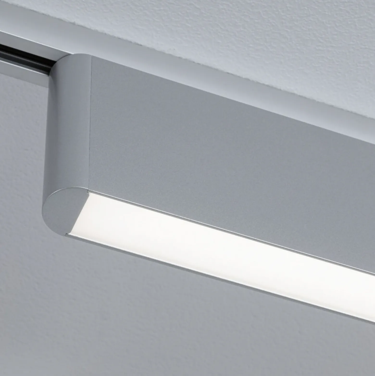 Lámpara de riel LED Paulmann URail Ceris, cromada, 4000 K, 37 cm