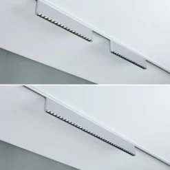 Lámpara de riel LED Paulmann URail Zelos, cromada, 4000 K, 37 cm