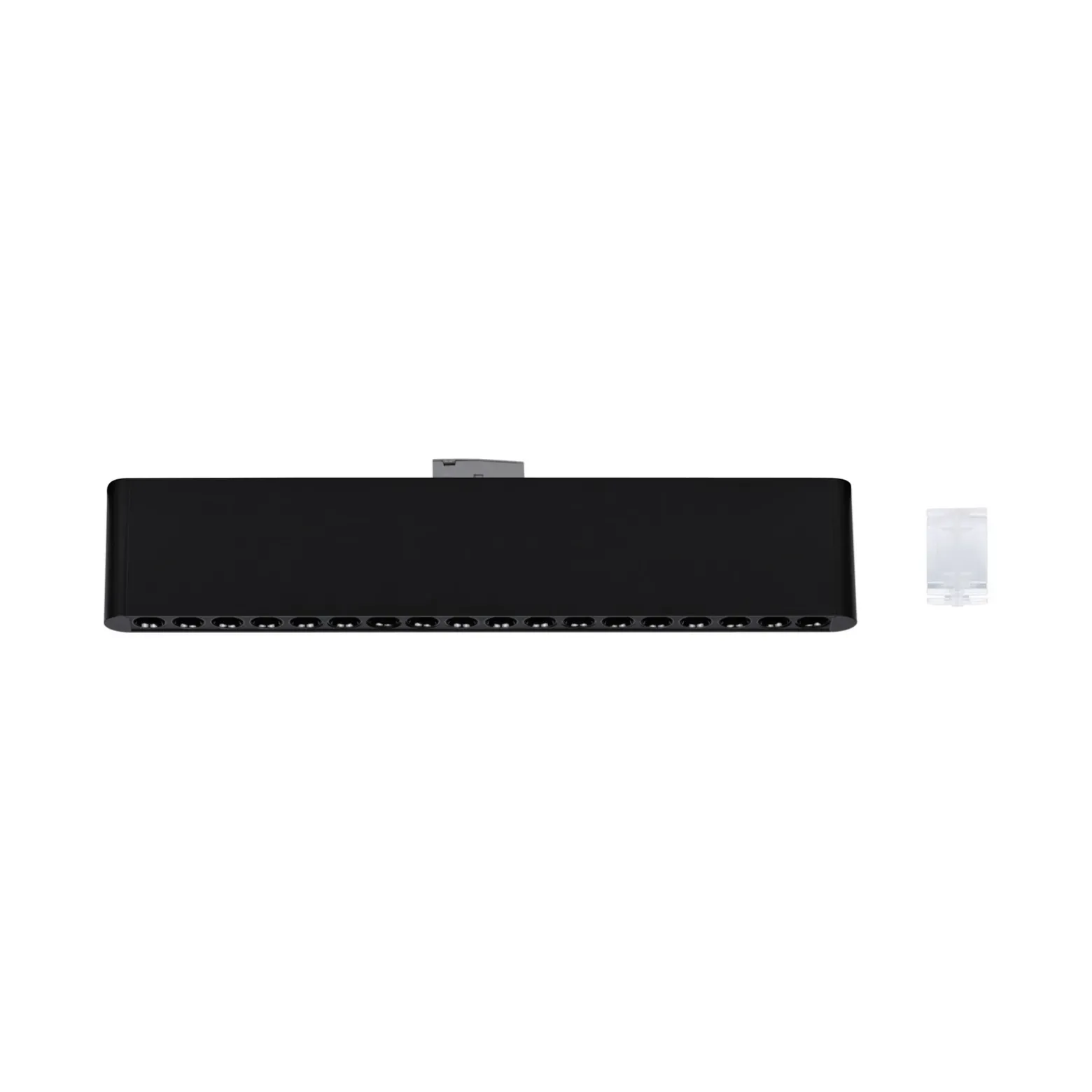 Lámpara de riel LED Paulmann URail Zelos, negra, 4000 K, 37 cm