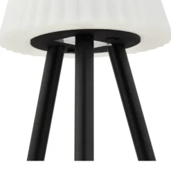 Lámpara de sobremesa Lindby LED para exteriores Jaimy, batería recargable,