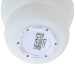 Lámpara de sobremesa Lindby LED recargable para exteriores Vernate, RGBW,