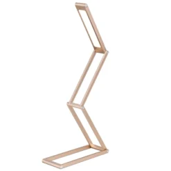 Lámpara de sobremesa recargable Falto LED, color dorado, aluminio,