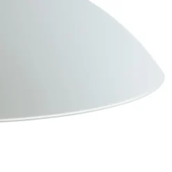 Lámpara de sobremesa Solo 1, níquel, blanco