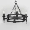 Lámpara de suspensión tres luces SAXON negro