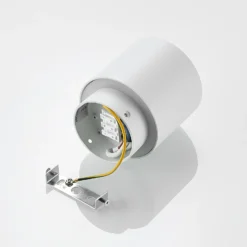 Lámpara de techo Arcchio Walisa, Ø 10 cm, blanca, difusor, GU10
