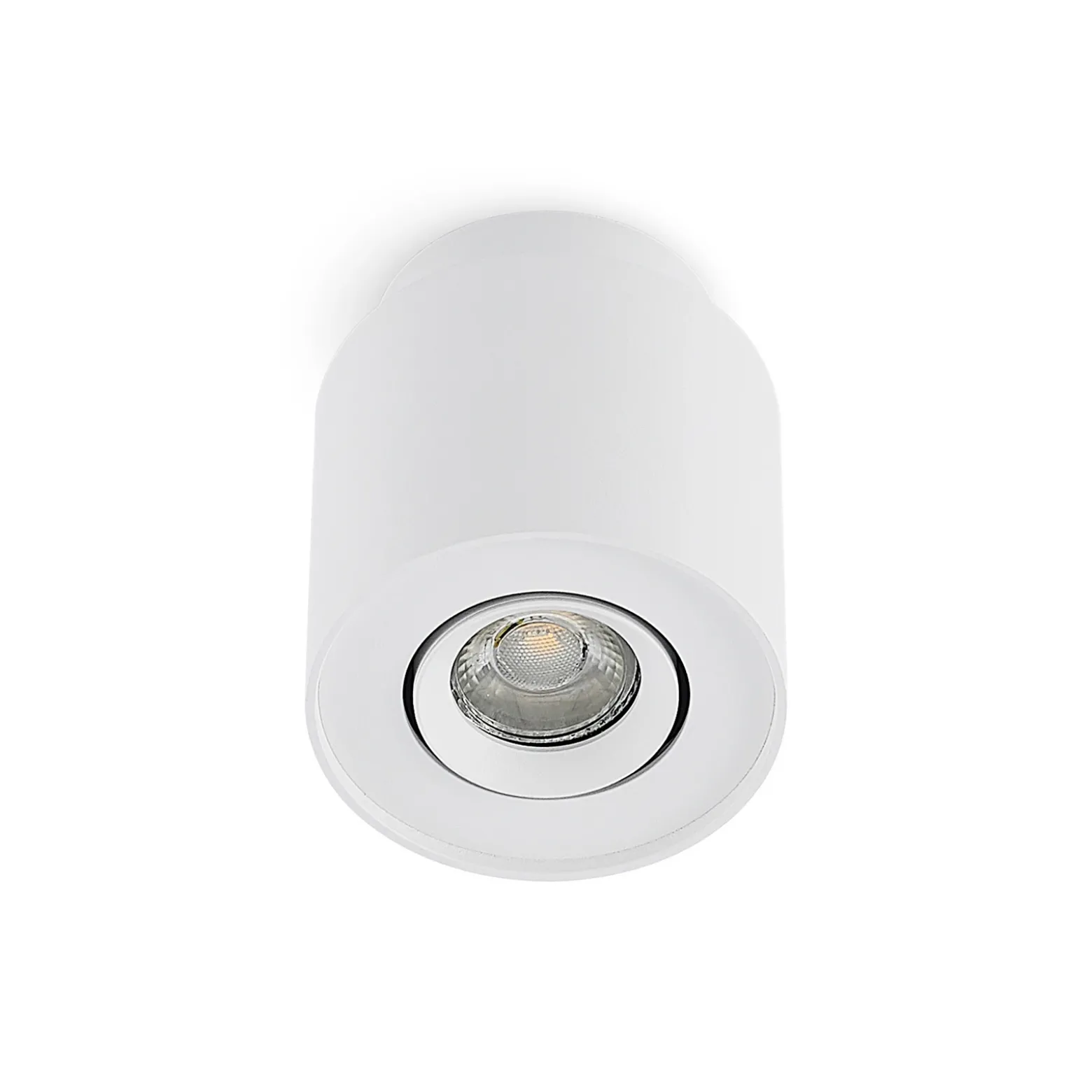 Lámpara de techo Arcchio Walisa, Ø 10 cm, blanco, metal, GU10