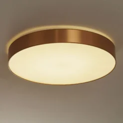 Lámpara de techo Aurelia atenuable, dorada, 60 cm