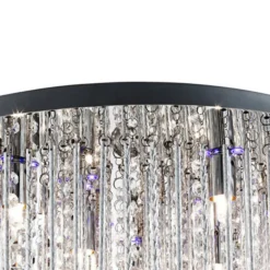 Lámpara de techo Beatrix Cristal con control remoto