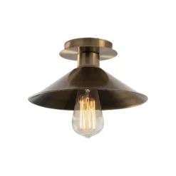 Lámpara de techo Berceste N-662 1 luz Ø24cm oro envejecido
