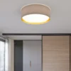 Lámpara de techo Bilbao, gris/oro, Ø 60 cm
