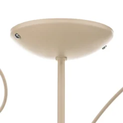 Lámpara de techo BUTTERFLY, crema/verde/rosado, acero inoxidable, 3 luces