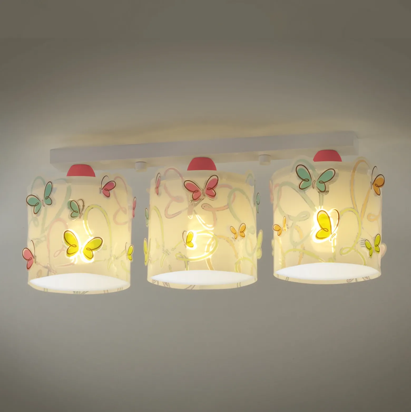 Lámpara de techo Butterfly para la habitación de los niños