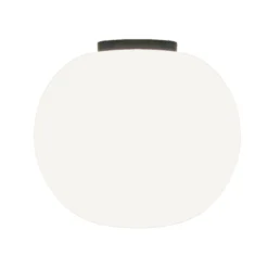 Lámpara de techo Casablanca Acai, blanco/negro, cristal, 21 cm, E27
