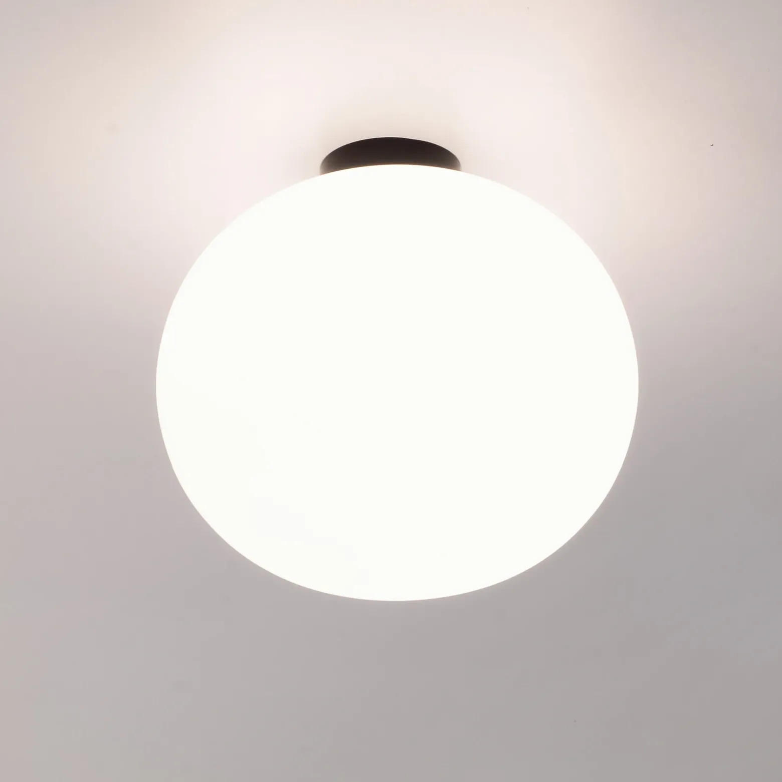 Lámpara de techo Casablanca Acai, blanco/negro, cristal, 26 cm, E27
