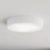 Lámpara de techo Cleo 400, blanco, sensor, IP54, Ø 40 cm, metal