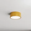 Lámpara de techo Cleo 200, dorada, sensor, IP54, Ø 20 cm, metal