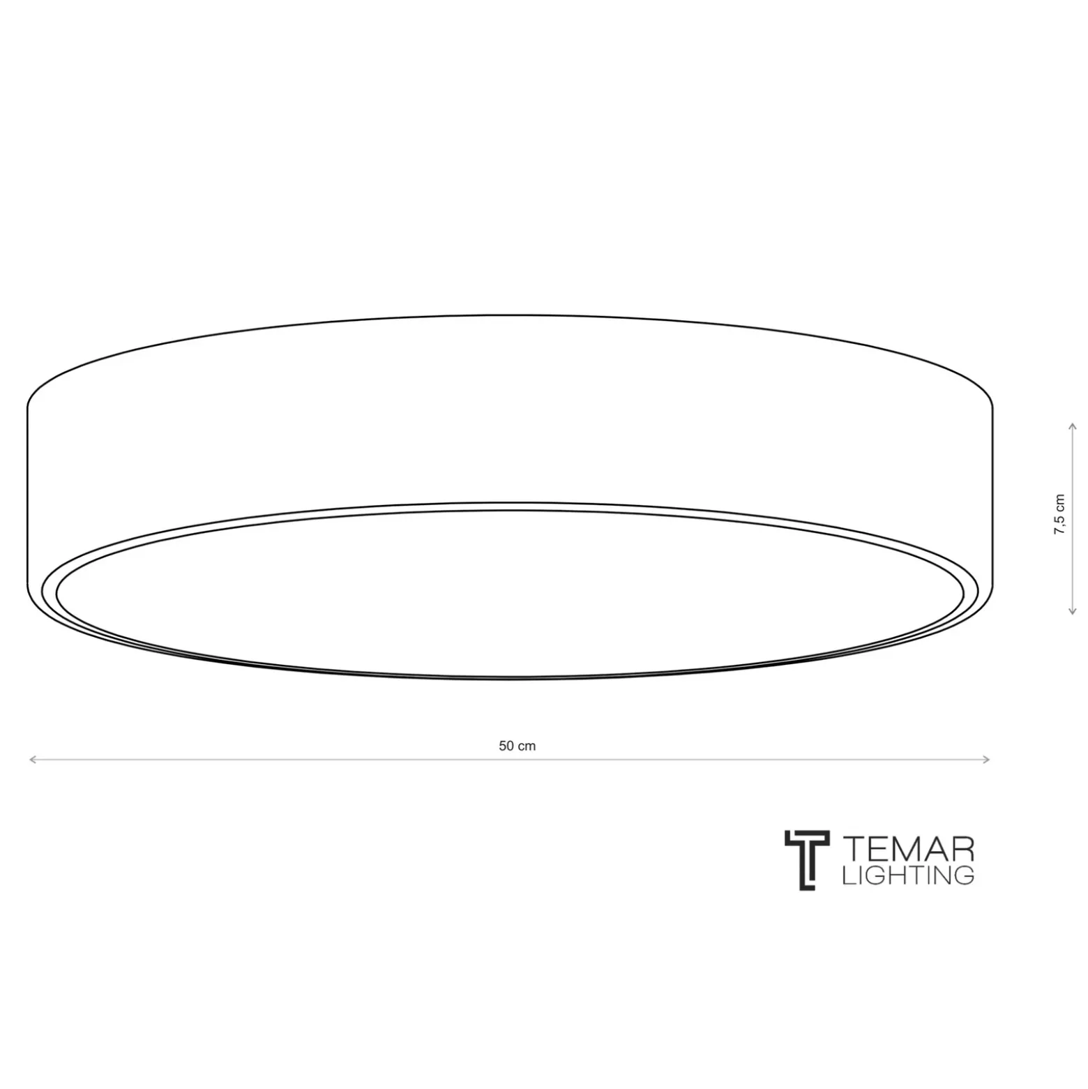 Lámpara de techo Cleo 500, dorada, sensor, IP54, Ø 50 cm, metal