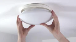 Lámpara de techo con sensor STEINEL RS 16 L, blanca, IP44