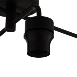 Lámpara de techo Cubus 4 luces transparente/ámbar/gris