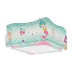 Lámpara de techo Dalber MERMAID, multicolor, de 1 luz