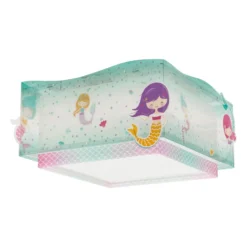 Lámpara de techo Dalber MERMAID, multicolor, de 1 luz