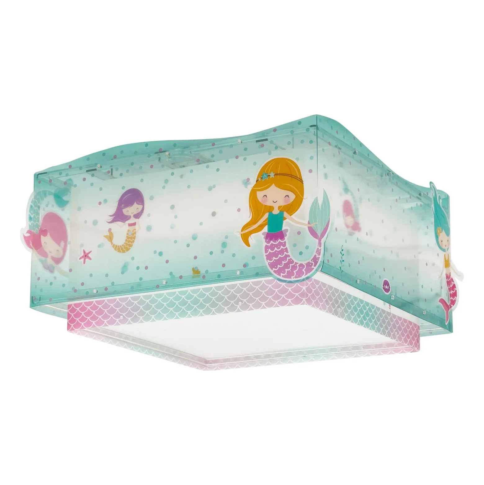 Lámpara de techo Dalber MERMAID, multicolor, de 1 luz