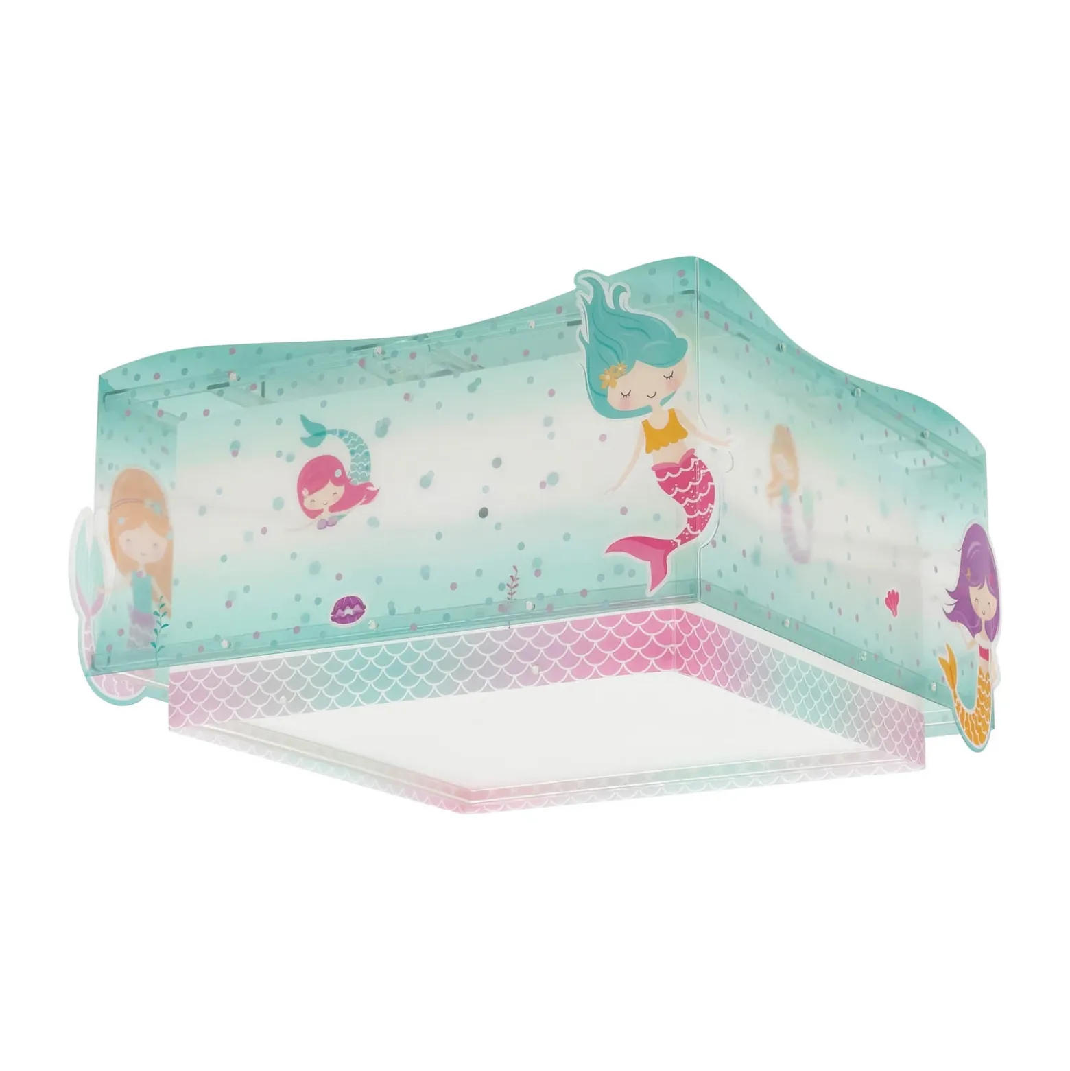 Lámpara de techo Dalber MERMAID, multicolor, de 1 luz