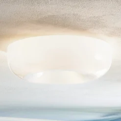 Lámpara de techo de cristal Foscarini Circus grande, Ø 46 cm