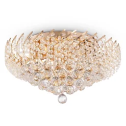 Lámpara de techo de cristal Karolina Ø 51 cm
