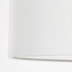 Lámpara de techo de tela Andria, 60 cm, blanca