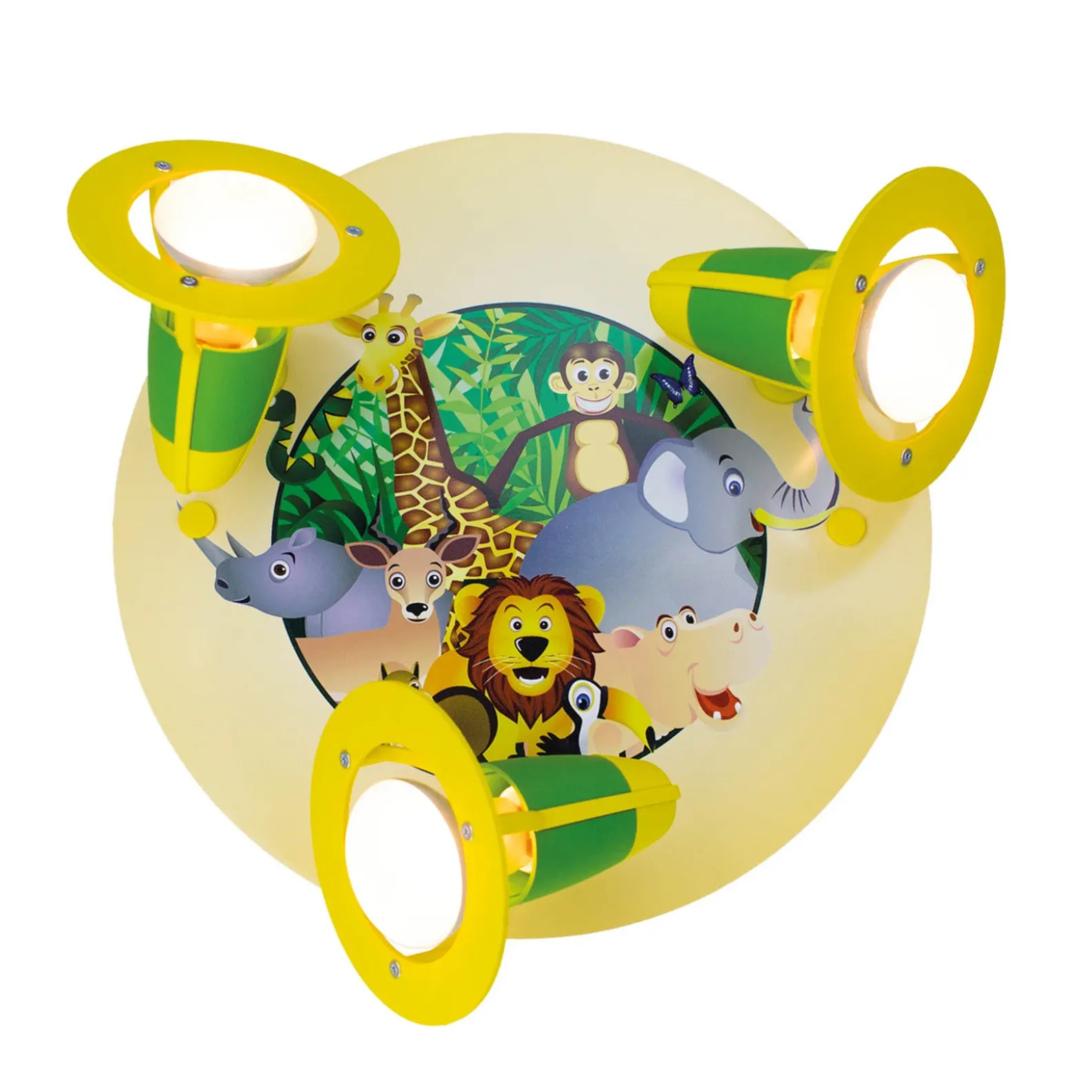Lámpara de techo Dschungel rondel