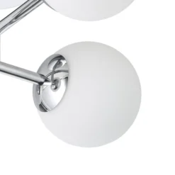 Lámpara de techo EGLO CASTROVIDO, cromada, 48 cm, 4 luces, IP44, G9-LED