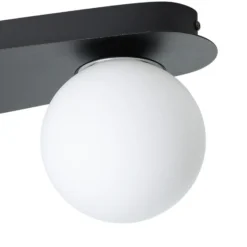 Lámpara de techo EGLO CASTROVIDO, negra, 58 cm, 3 luces, IP44, G9-LED