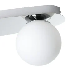 Lámpara de techo EGLO CASTROVIDO, cromada, 58 cm, 3 luces, IP44, G9-LED