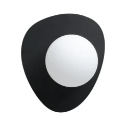 Lámpara de techo EGLO CASTROVIDO, negra, 24 cm, 1 luz, IP44, G9-LED