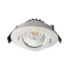 Lámpara de techo empotrable LED Dione, IP44, 3.000 K, blanca, atenuable