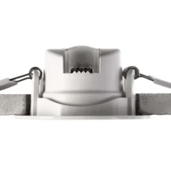Lámpara de techo empotrable LED SMD-68-230V, 3.000K, Ø8,5cm, negra