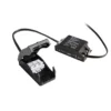 Lámpara de techo empotrable LED Dione, IP44, 3.000 K, negra, atenuable