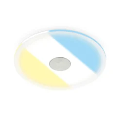 Lámpara de techo empotrable LED 784 IP44 CCT Switch Ø 17cm