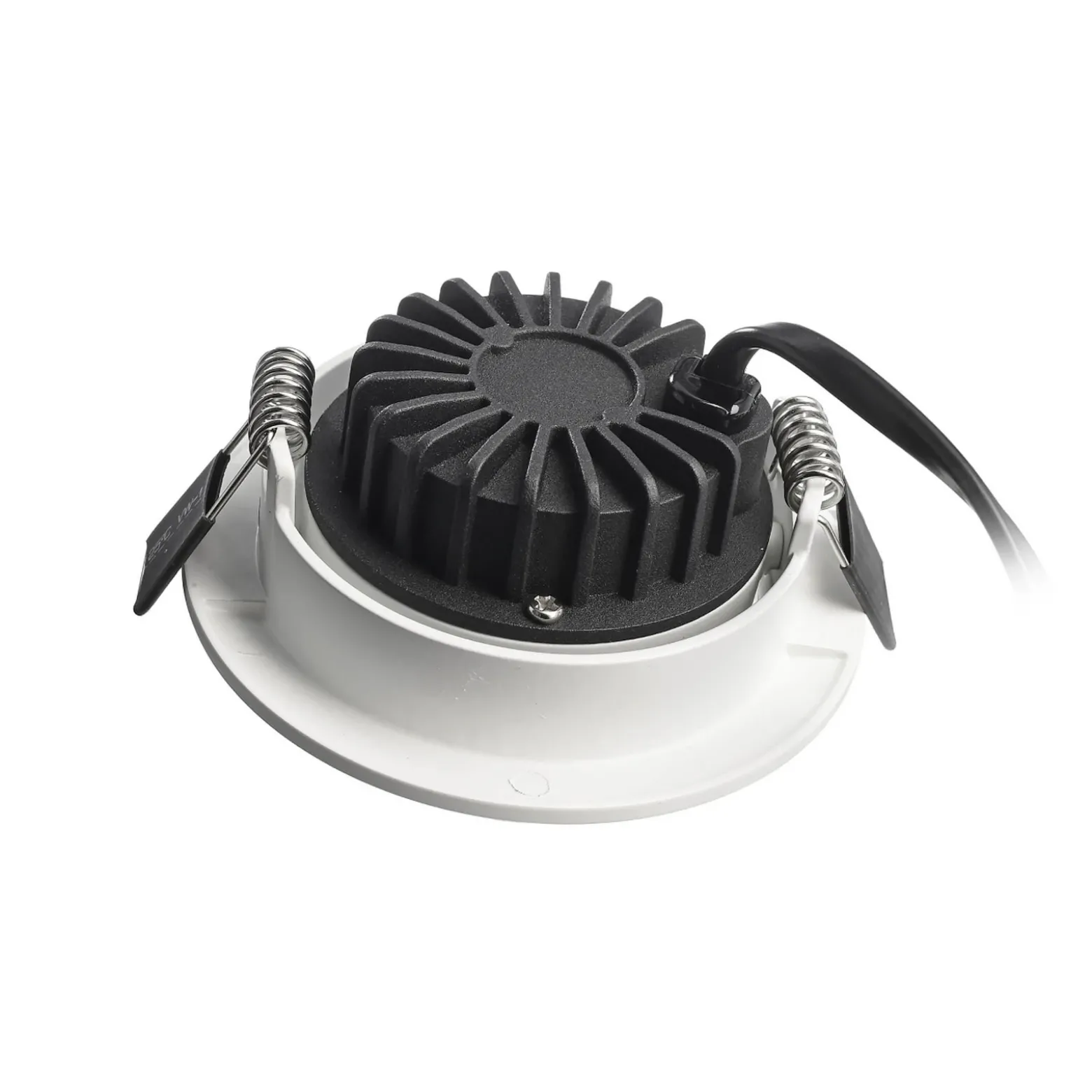 Lámpara de techo empotrable LED Dione, IP44, 2.700 K, blanca, atenuable