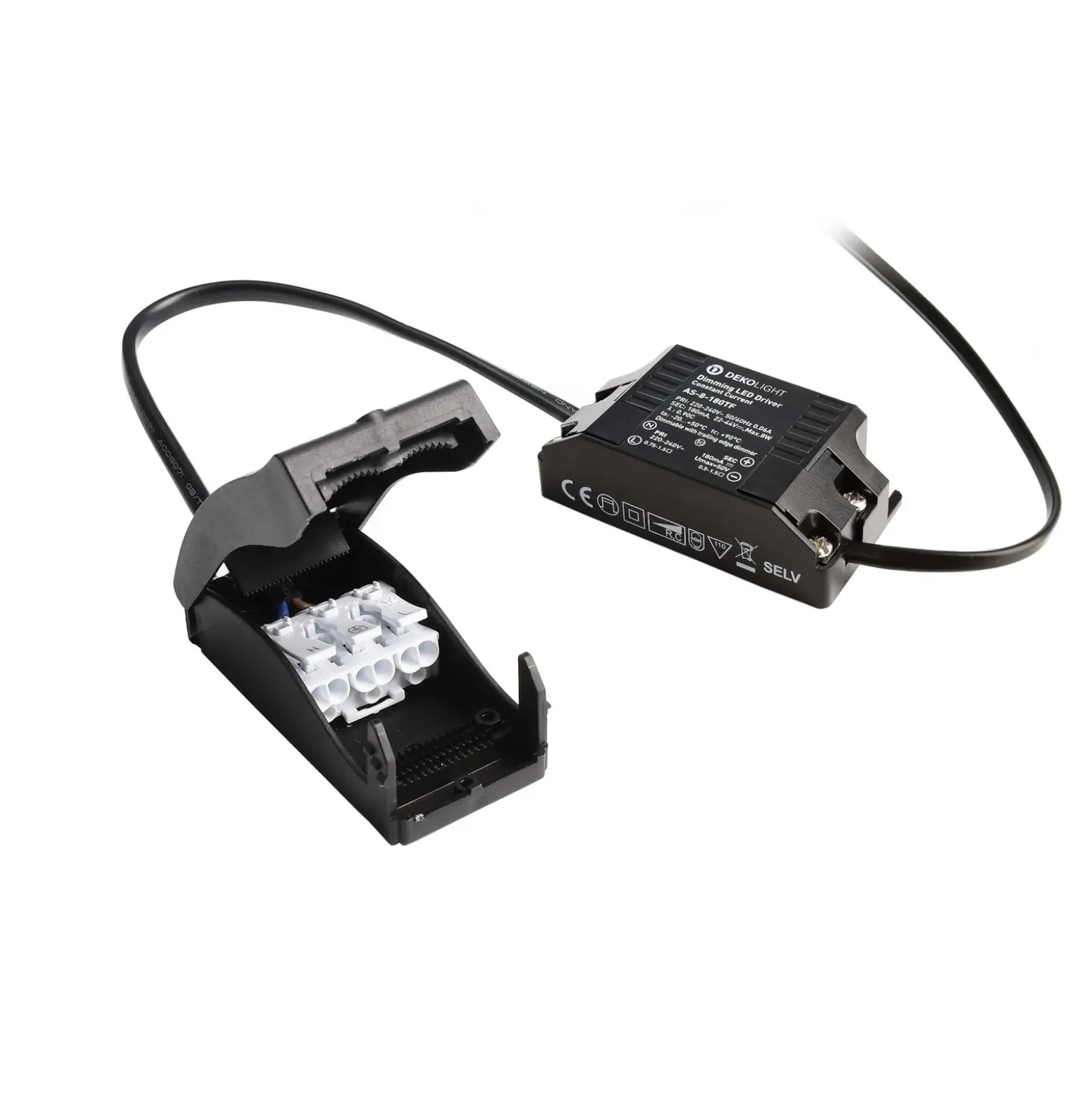 Lámpara de techo empotrable LED Dione, IP44, 3.000 K, níquel, atenuable