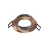 Lámpara de techo empotrable Samsola, color cobre, Ø 8 cm, metal