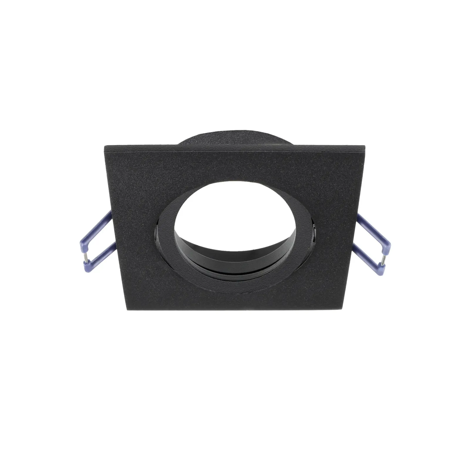 Lámpara de techo empotrable Samsola, negro, 9 x 9 cm, metal
