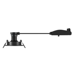 Lámpara de techo empotrable SLV New Tria, negra, aluminio, Ø 8,2 cm