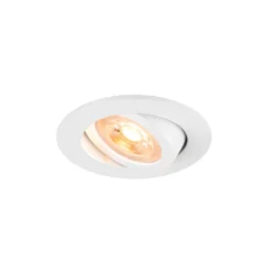 Lámpara de techo empotrable SLV New Tria, blanca, aluminio, Ø 8,2 cm