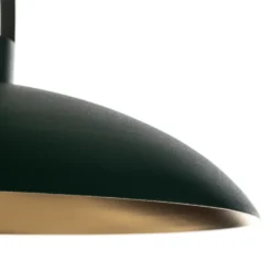 Lámpara de techo Felix, verde/dorado